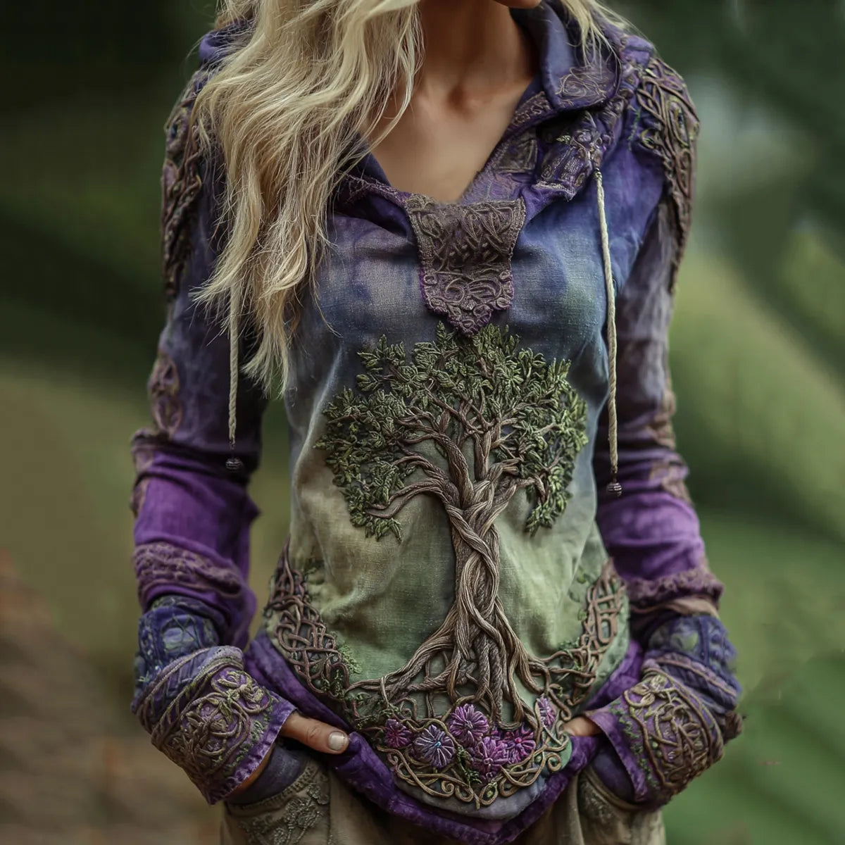 Green purple