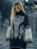 Tribe Totem Women's Crew Neck Long Sweater elevenforest