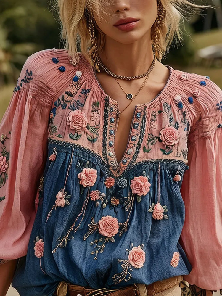 Timeless Vintage Style Top