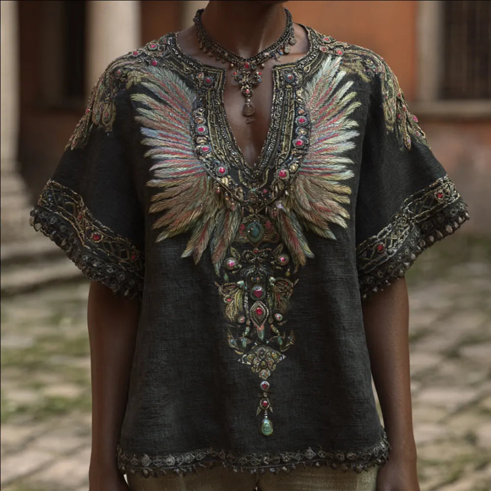 Timeless Vintage Style Top