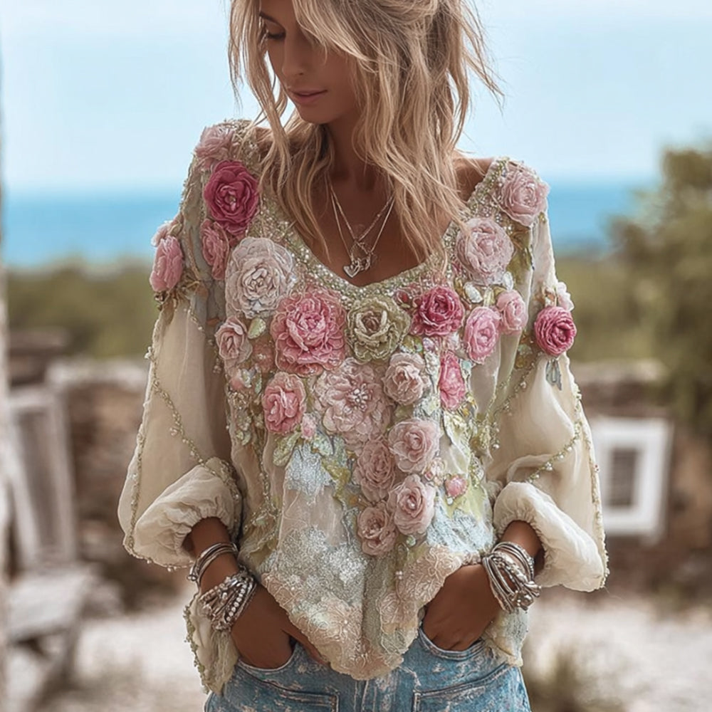 Timeless Vintage Style Top