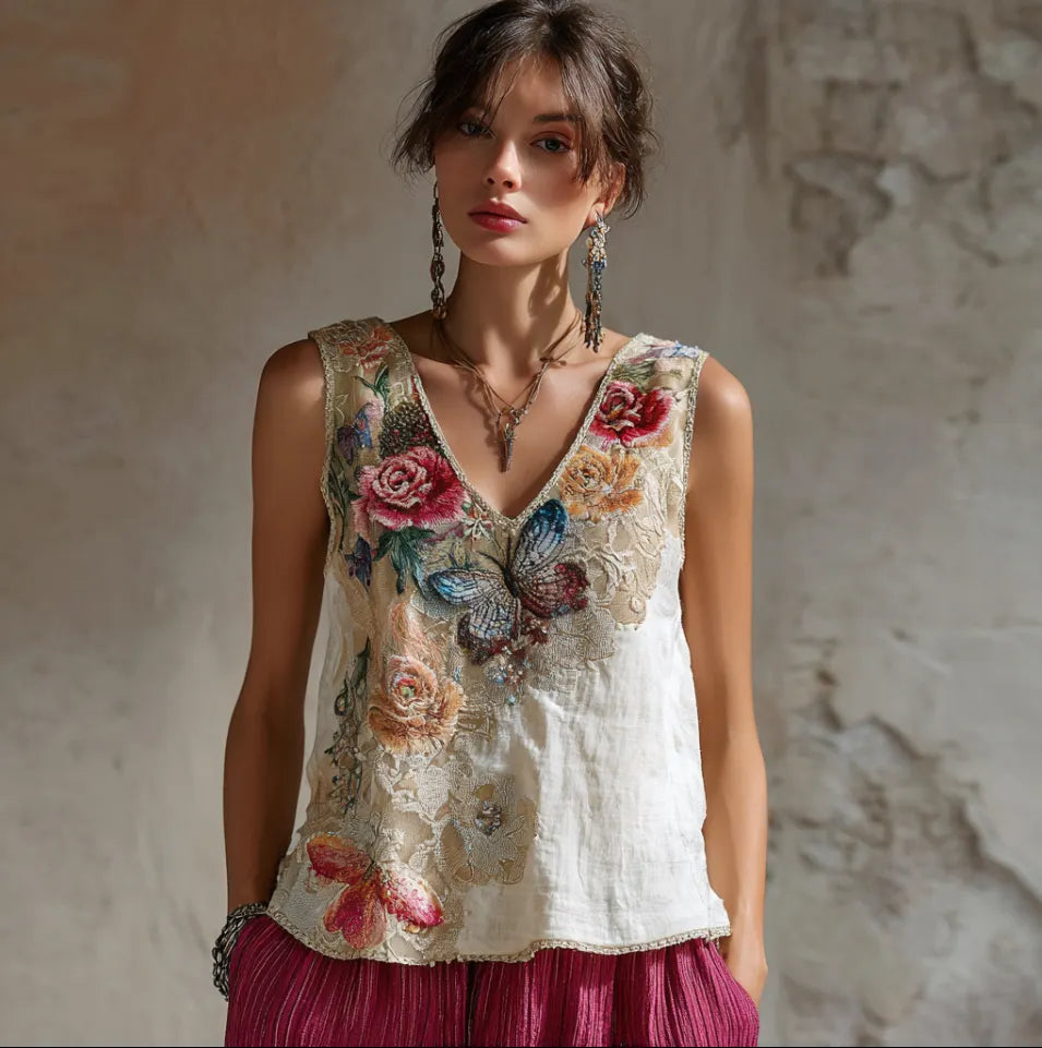 Timeless Vintage Style Top