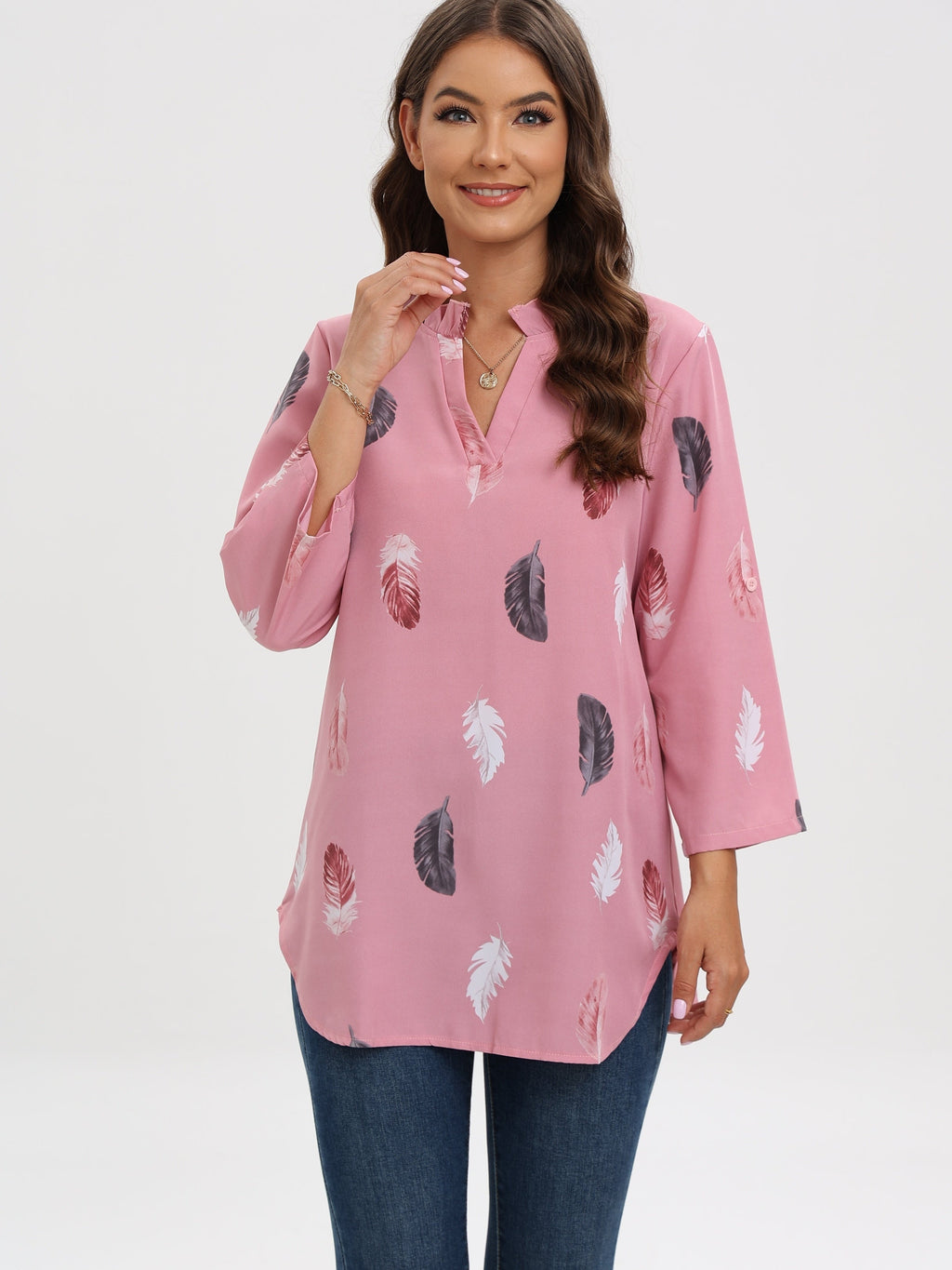 Well Tailored Blouse with a Graceful Silhouette