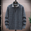 Men's Vintage Knitted Stand Collar Sweater elevenforest