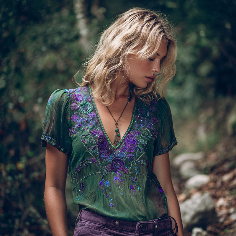 Purple green