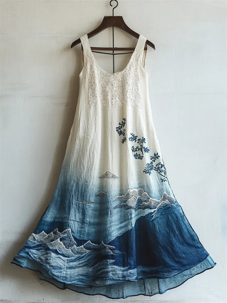 Blue white