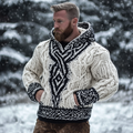Men's Viking Celtic Trinity Knot Hooded Sweater artswardrobe