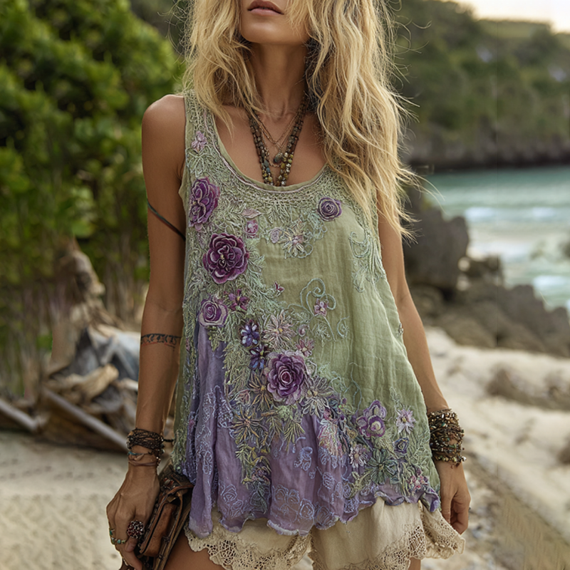 Purple green