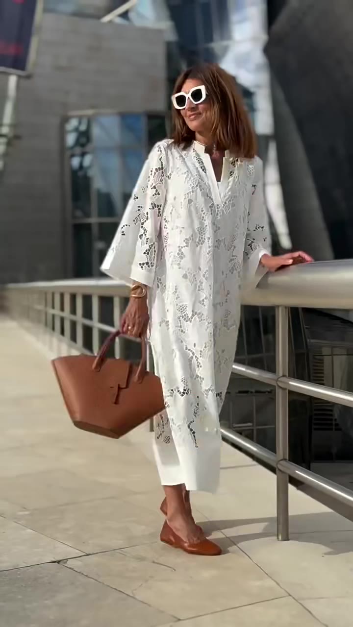 A Vintage Style Dress with Delicate Timeless Details