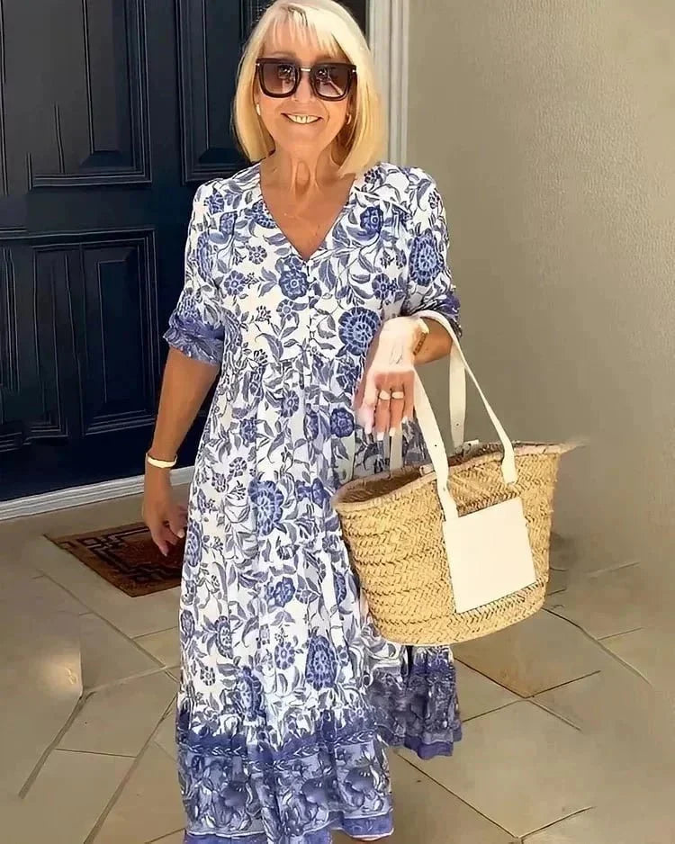 A Vintage Style Dress with Delicate Timeless Details