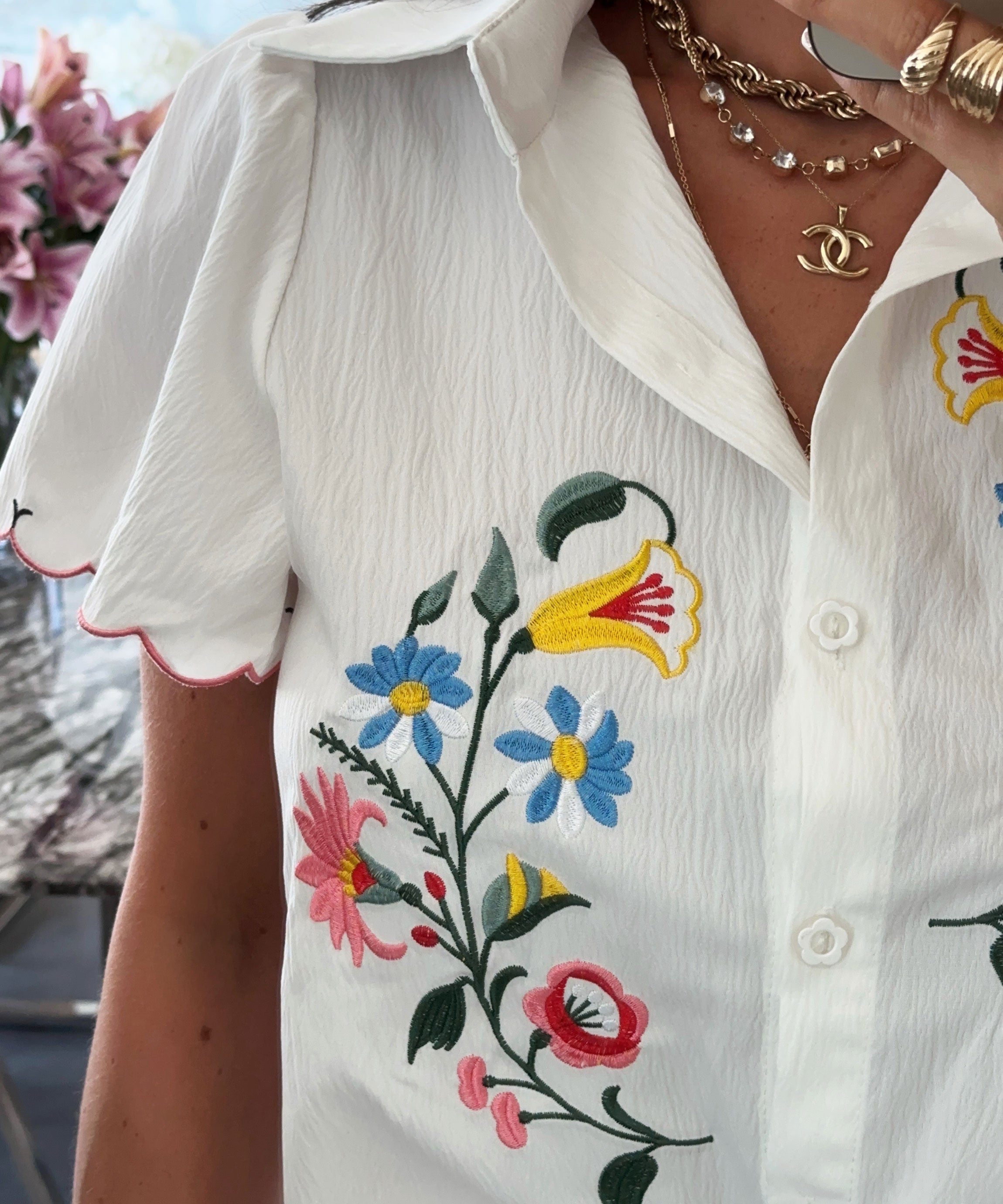 Gracefully Styled Blouse for Any Occasion
