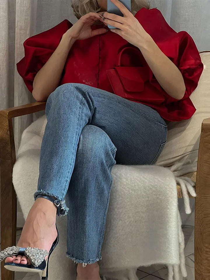 A Vintage Style Blouse with Delicate Timeless Details