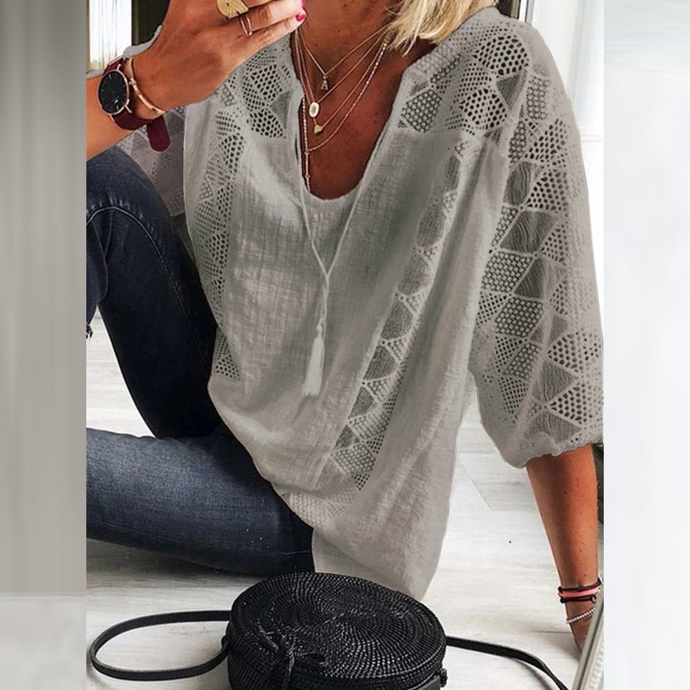 A Vintage Style Blouse with Delicate Timeless Details