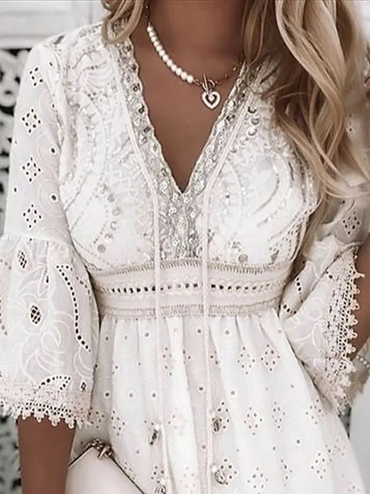 A Vintage Style Dress with Delicate Timeless Details