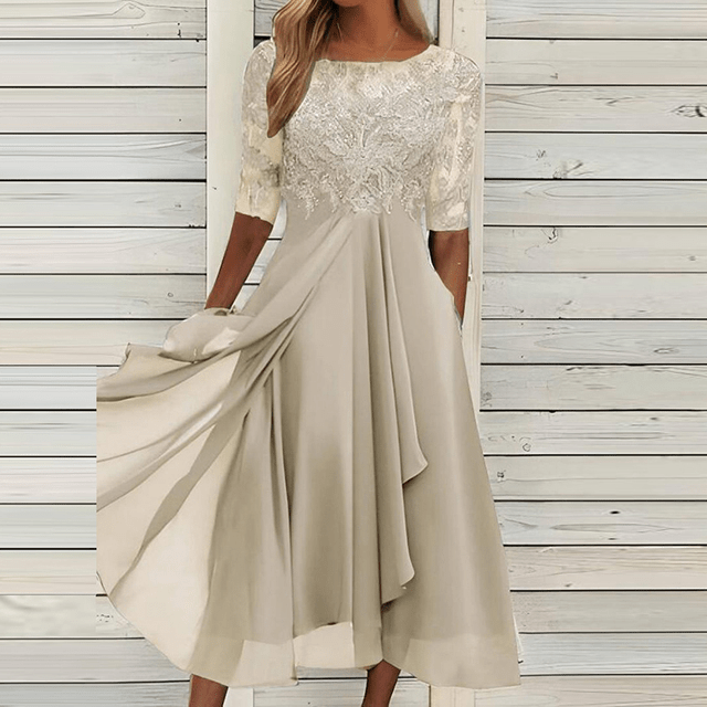 A Vintage Style Dress with Delicate Timeless Details