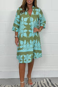 Blue And Army Green