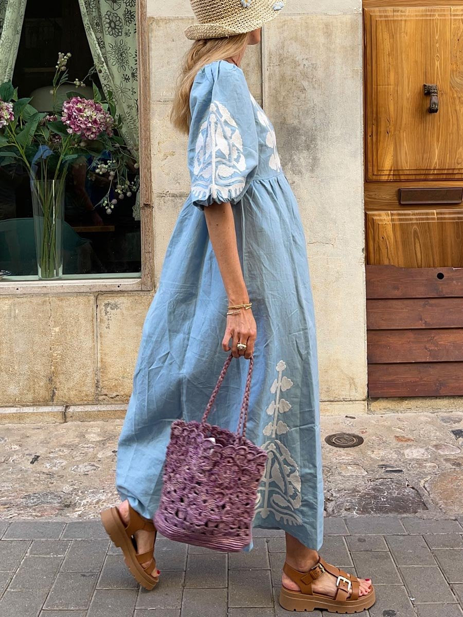 A Vintage Style Dress with Delicate Timeless Details