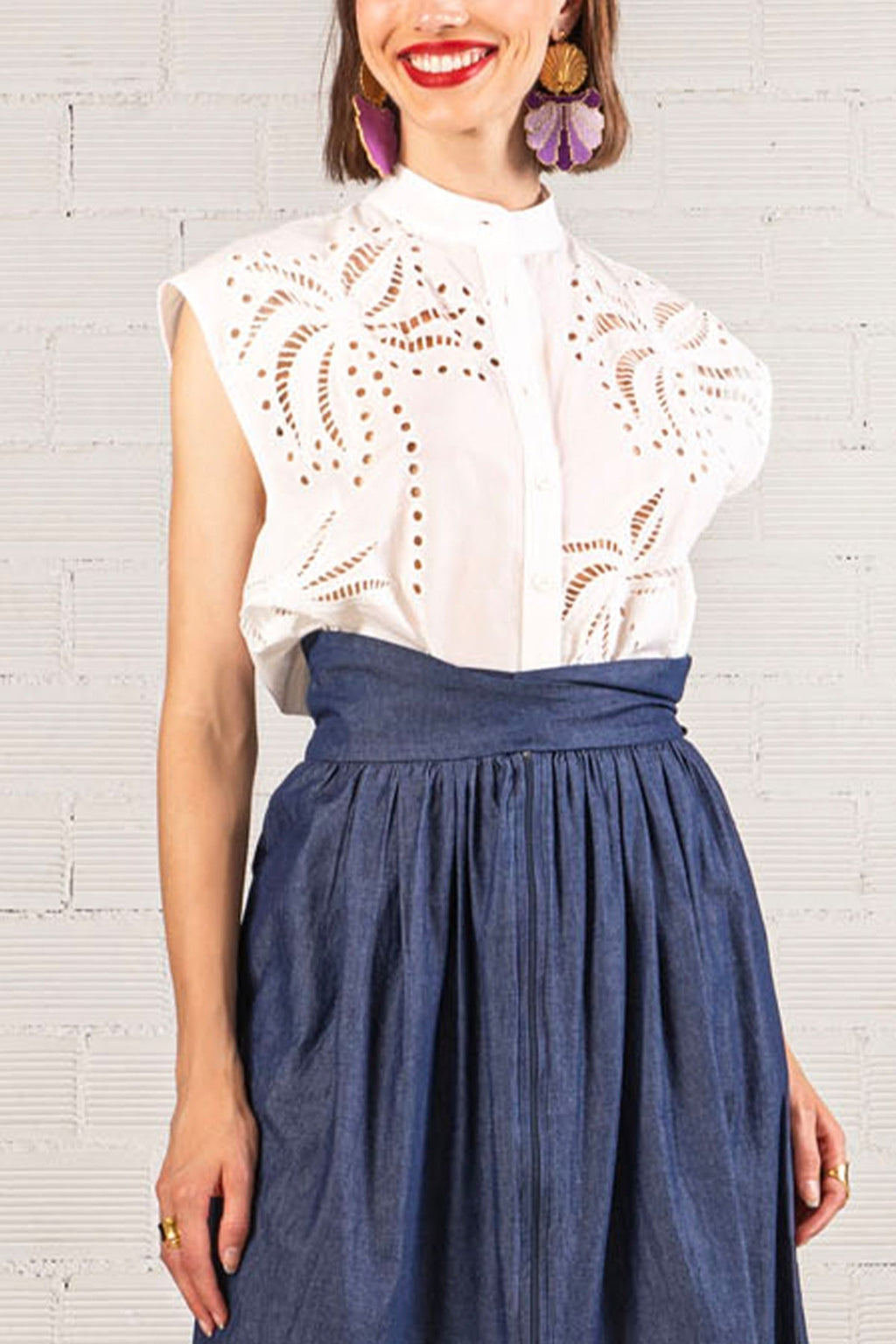 A Vintage Style Blouse with Delicate Timeless Details