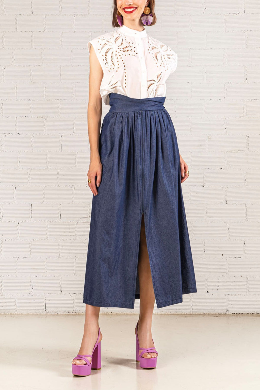 A Vintage Style Blouse with Delicate Timeless Details