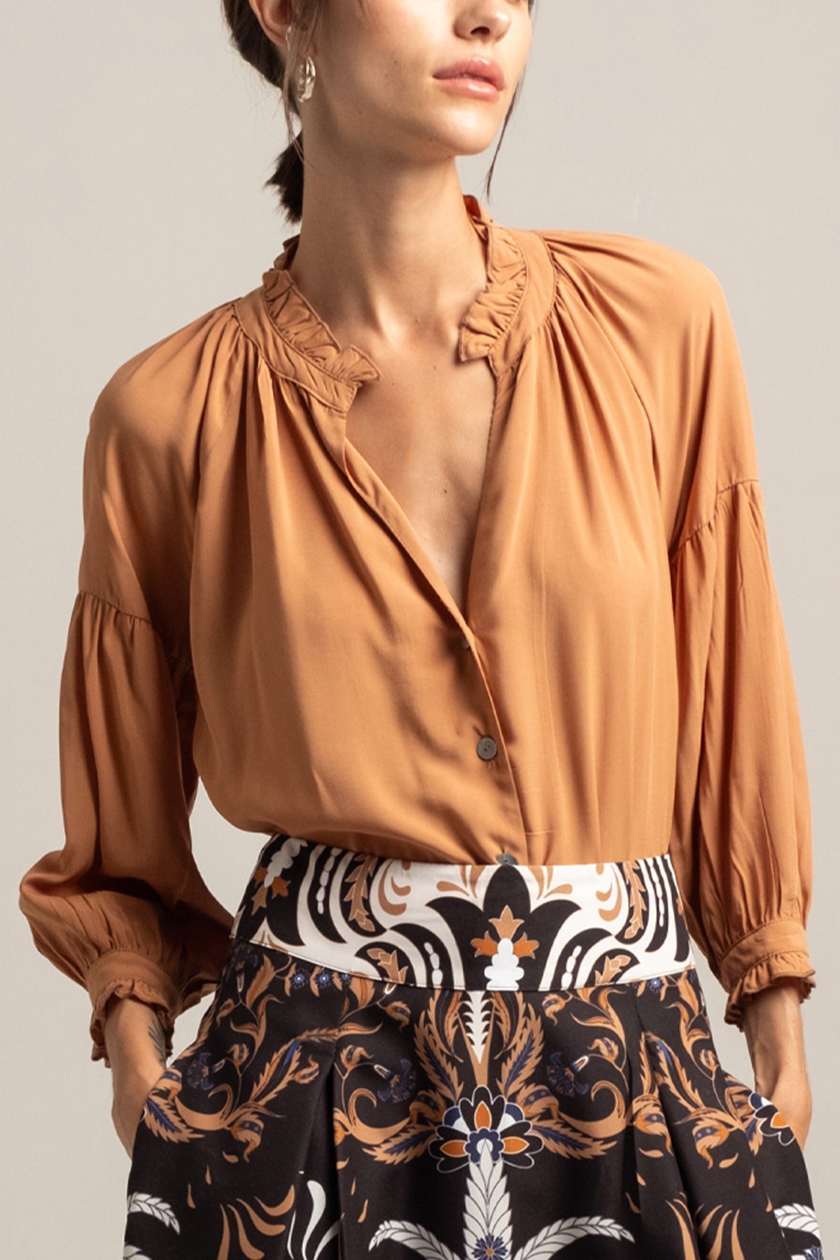 Gracefully Styled Blouse for Any Occasion