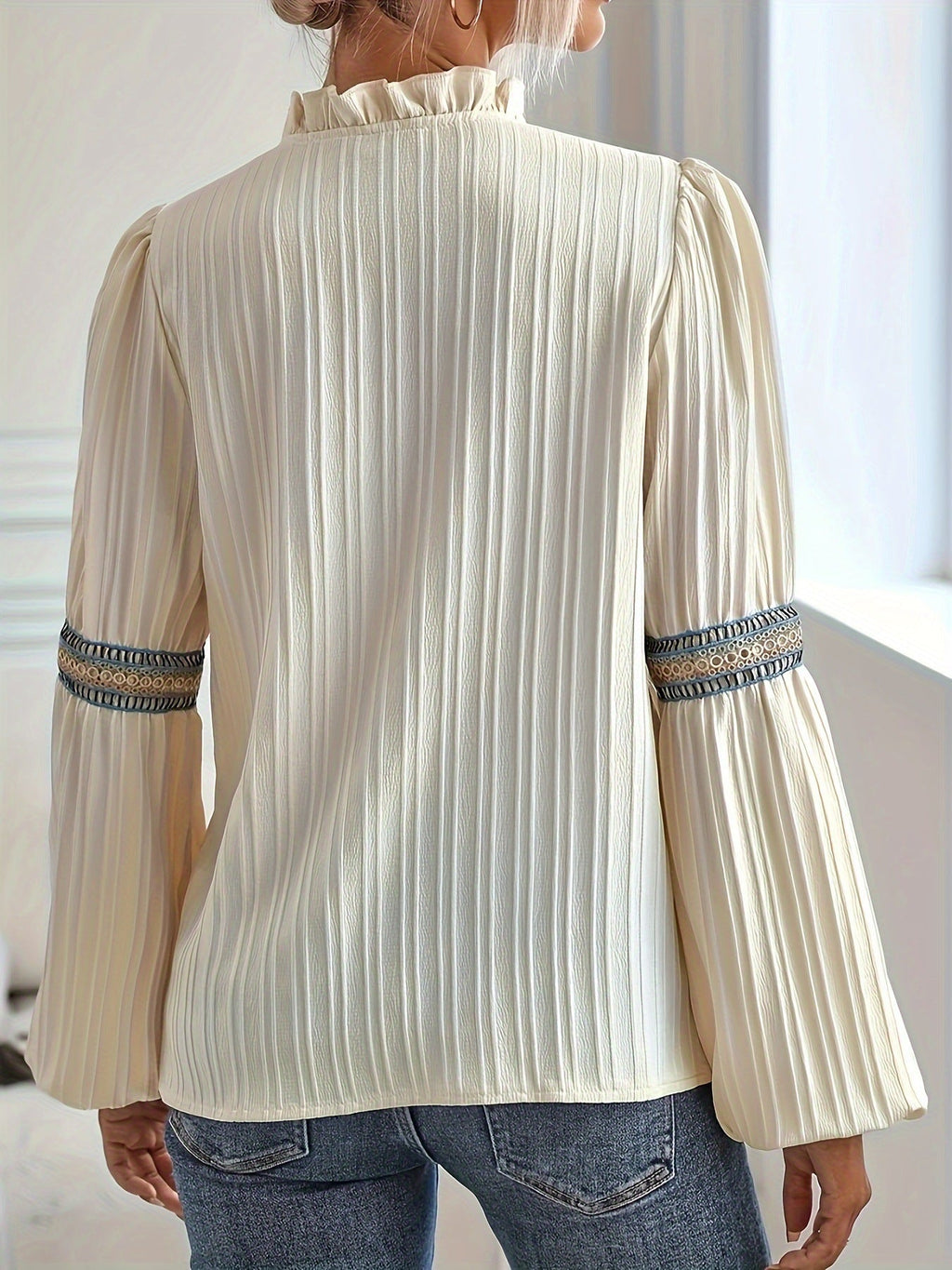 A Vintage Style Blouse with Delicate Timeless Details