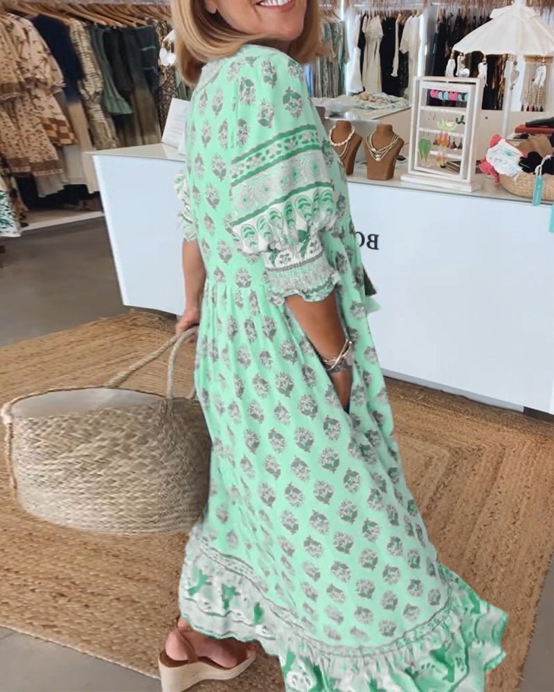 A Vintage Style Dress with Delicate Timeless Details