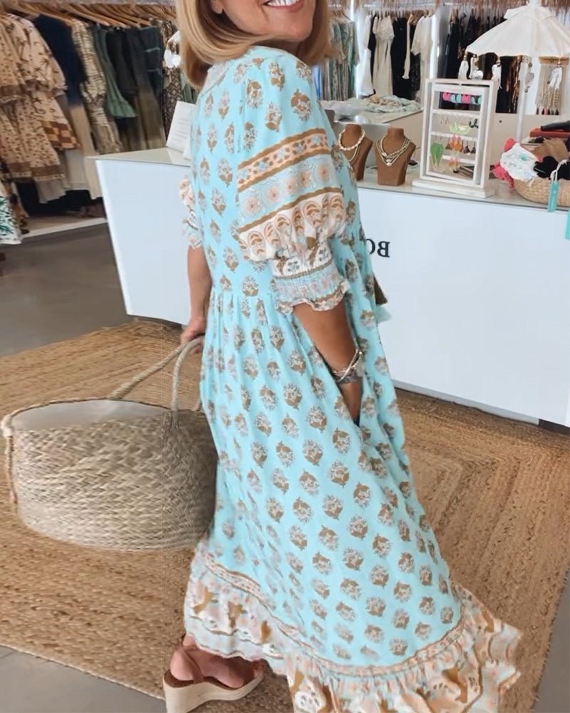 A Vintage Style Dress with Delicate Timeless Details