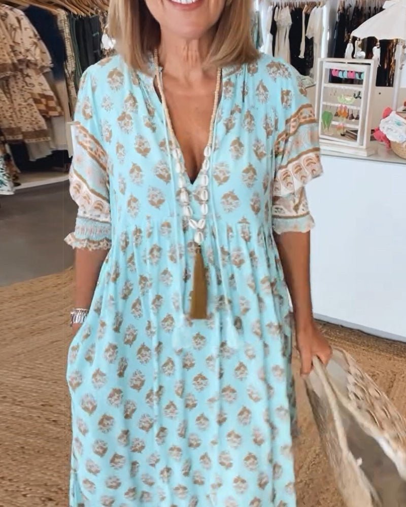 A Vintage Style Dress with Delicate Timeless Details