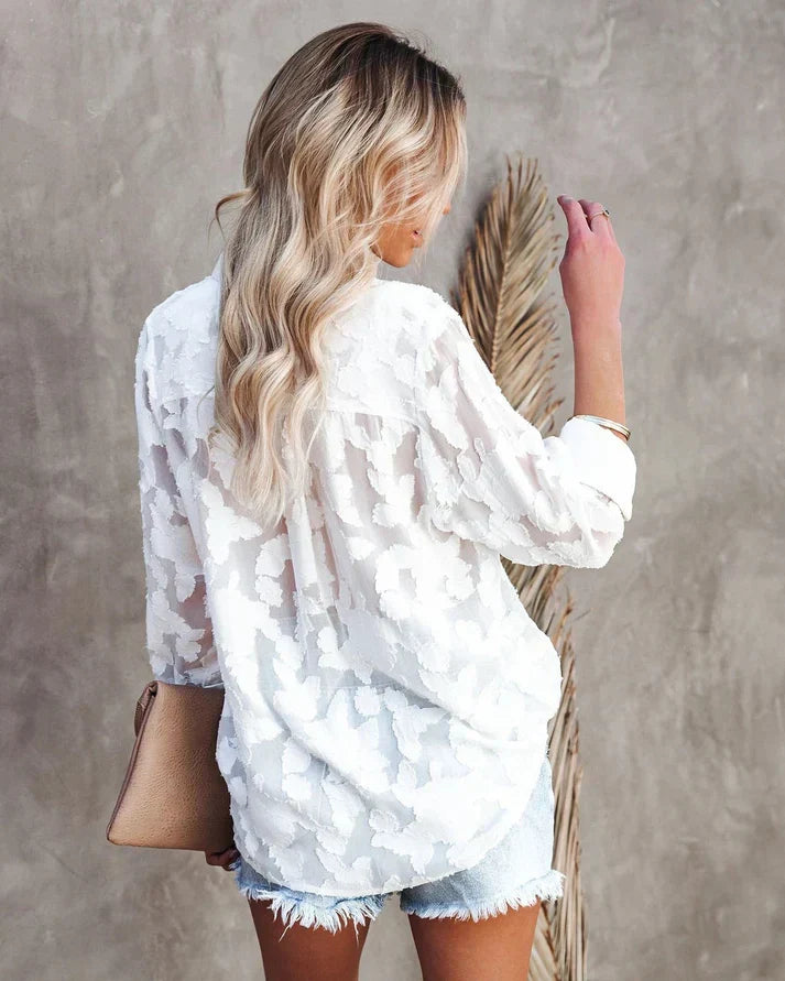 A Vintage Style Blouse with Delicate Timeless Details