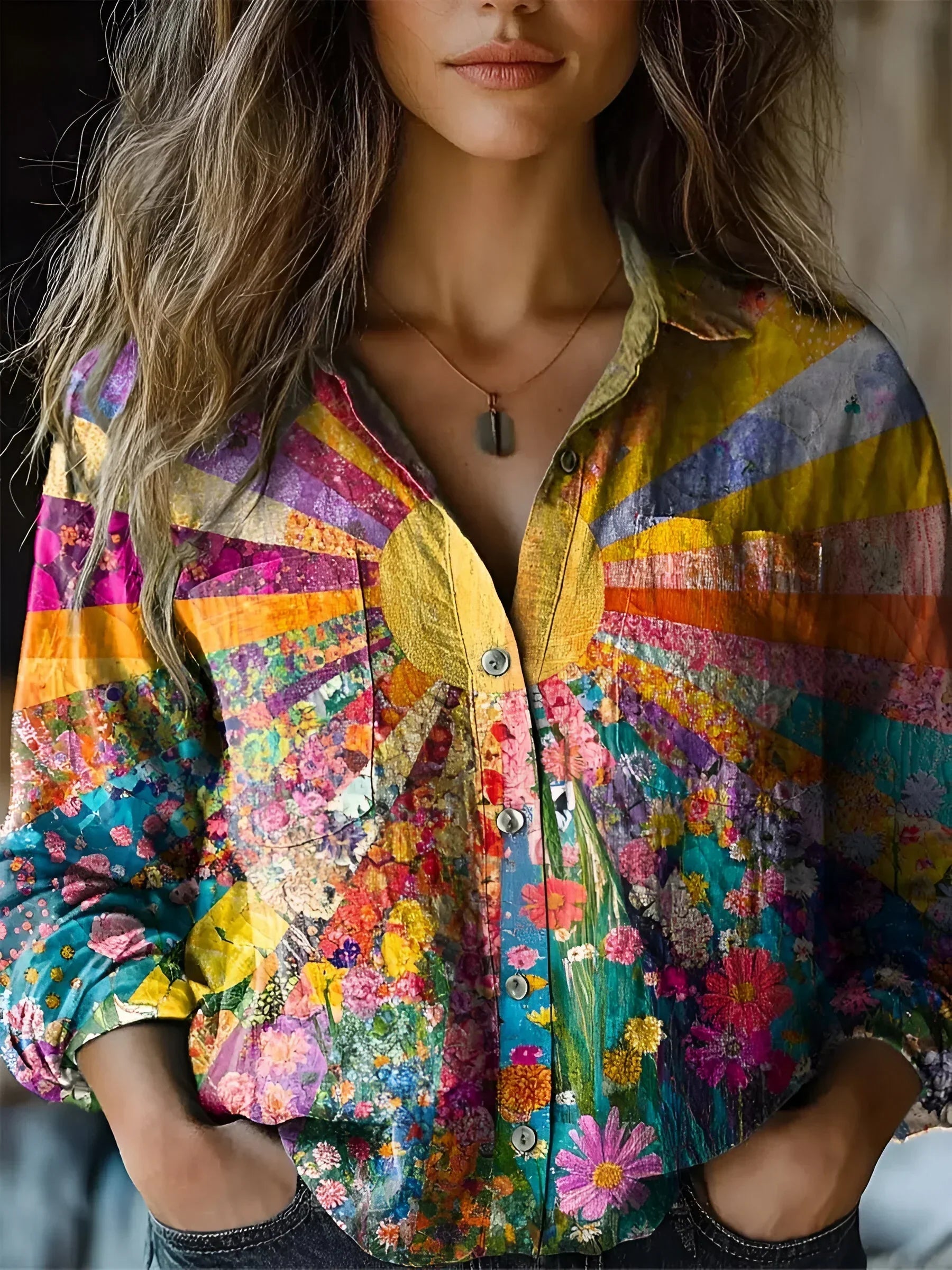 Beautifully Finished Blouse in a Timeless Design