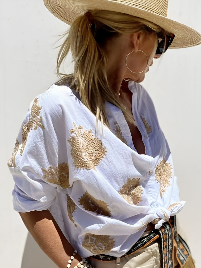 Vintage Inspired Blouse with a Contemporary Edge