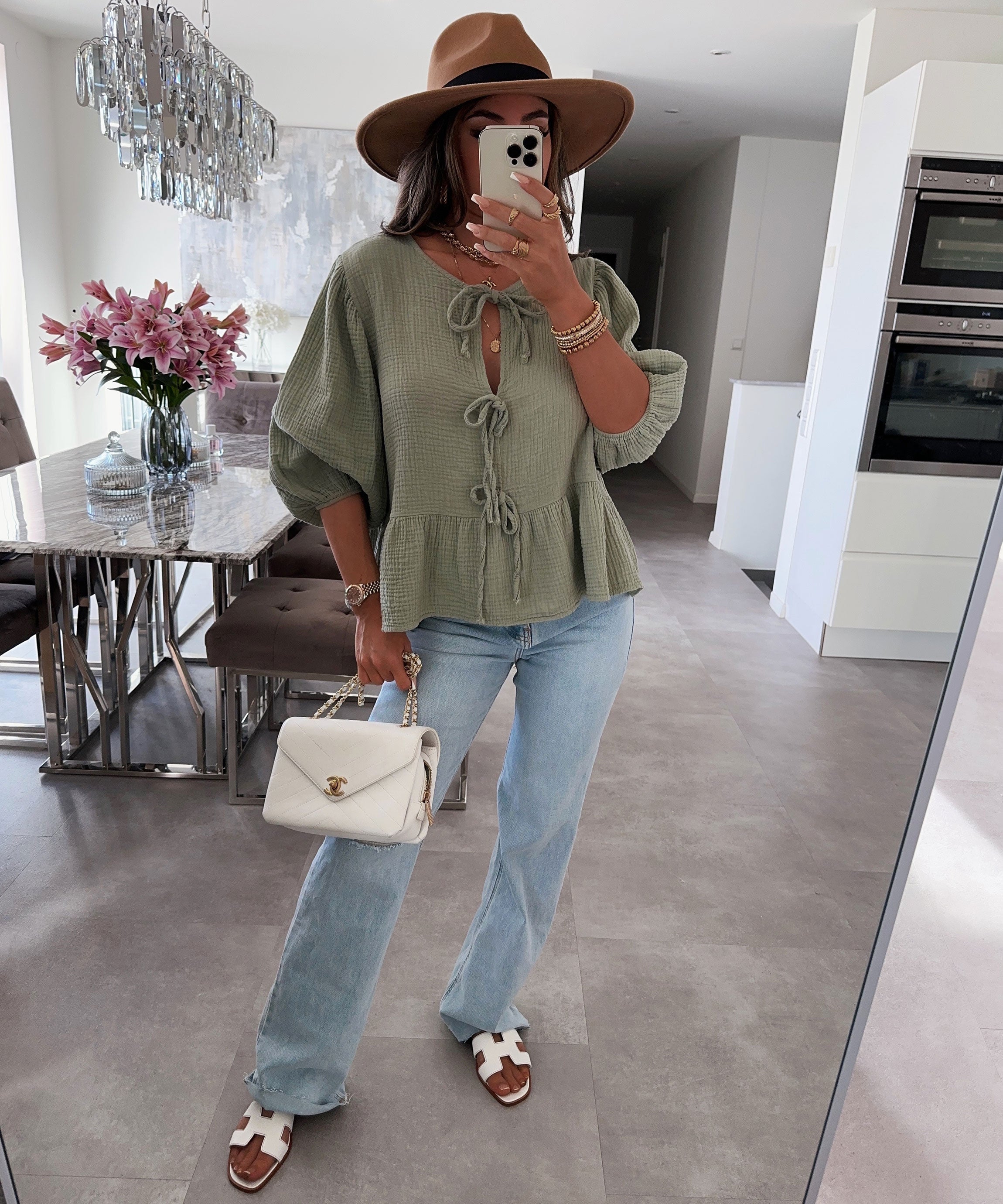 A Vintage Style Blouse with Delicate Timeless Details