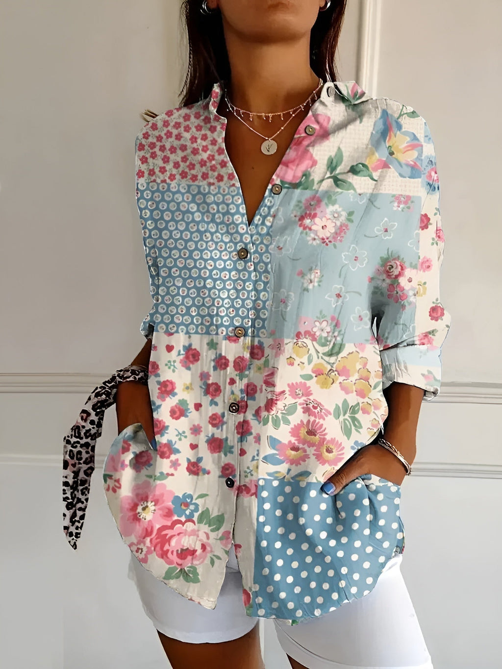 A Vintage Style Blouse with Delicate Timeless Details