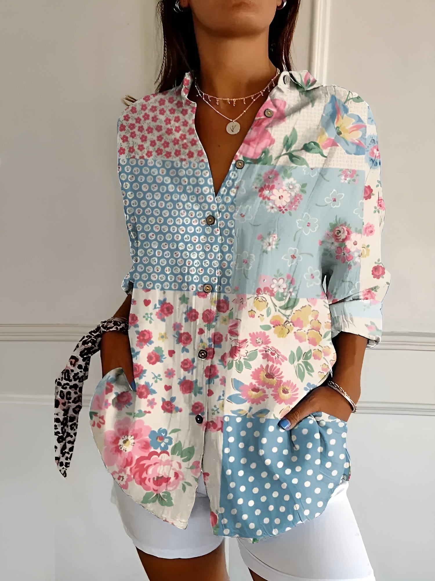 A Vintage Style Blouse with Delicate Timeless Details