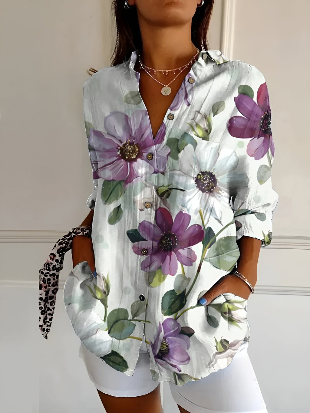 A Vintage Style Blouse with Delicate Timeless Details