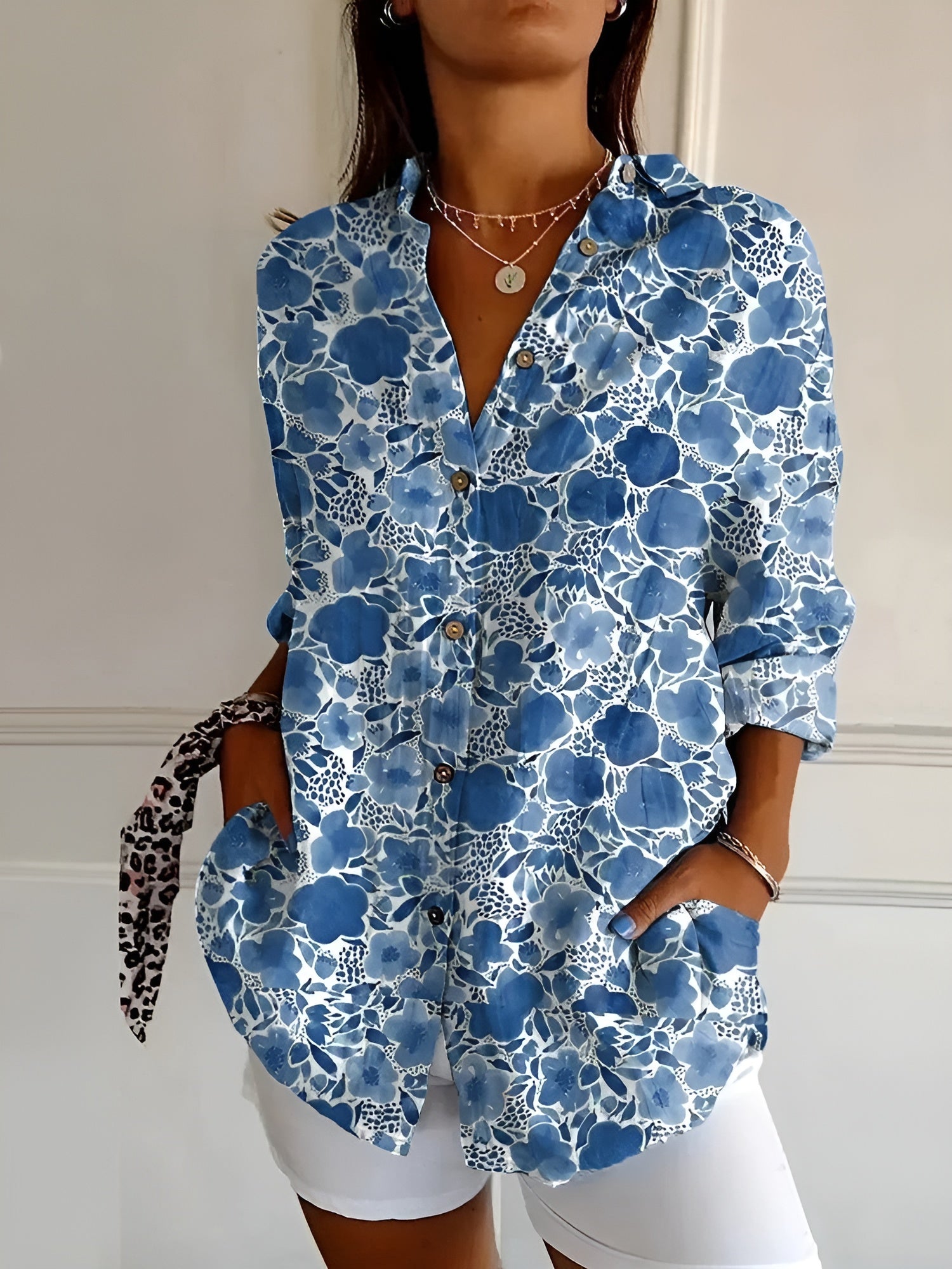 A Vintage Style Blouse with Delicate Timeless Details
