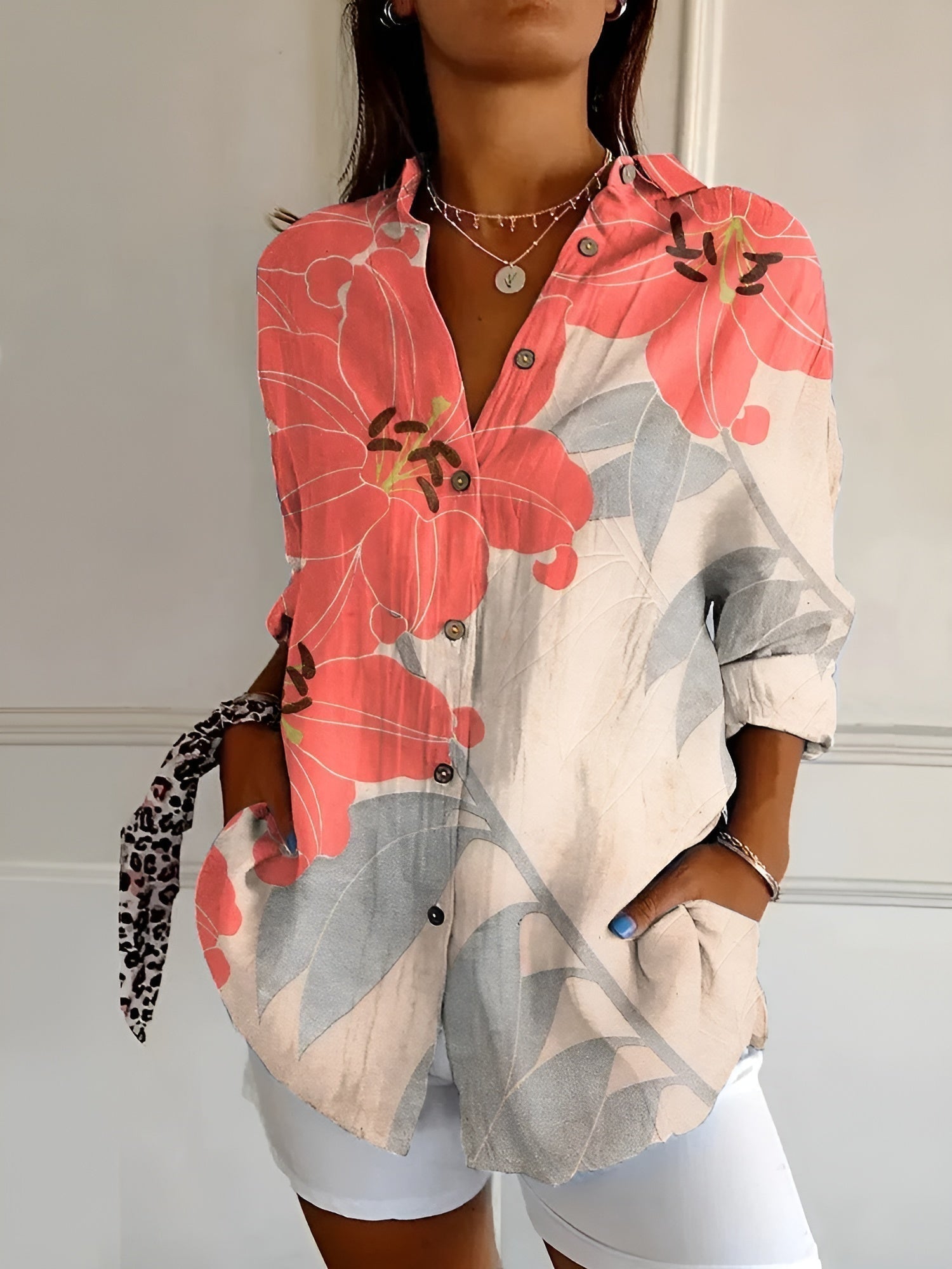 A Vintage Style Blouse with Delicate Timeless Details