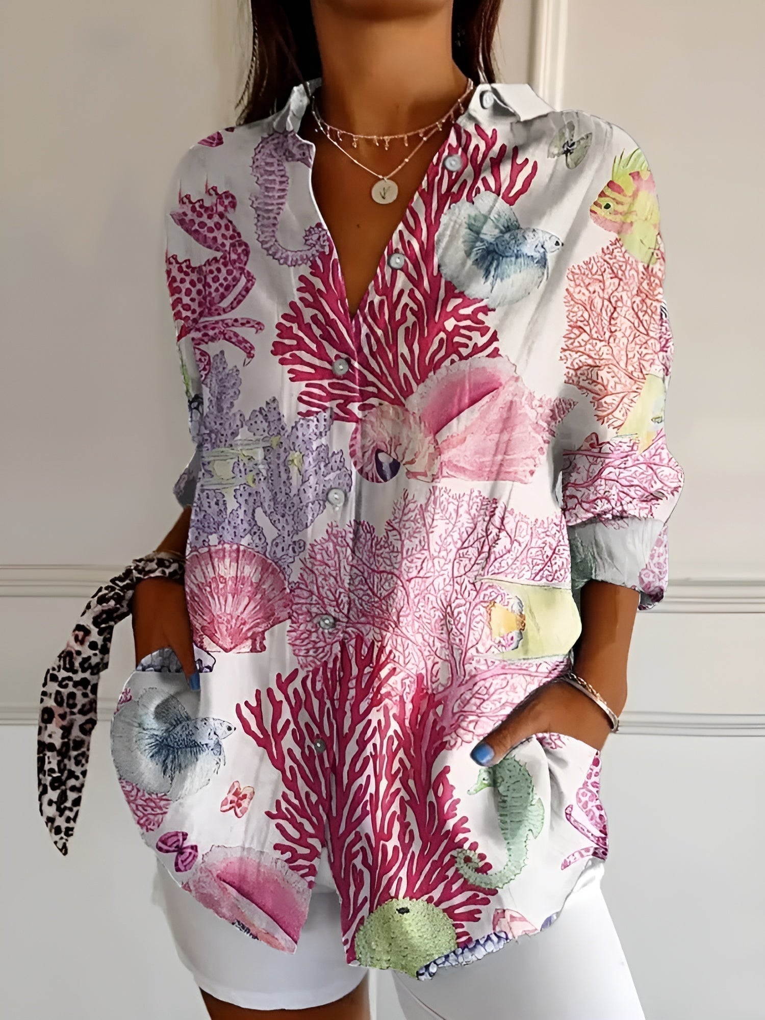 A Vintage Style Blouse with Delicate Timeless Details