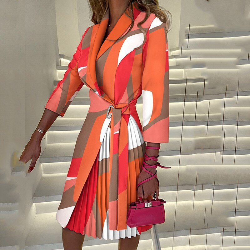 Orange print