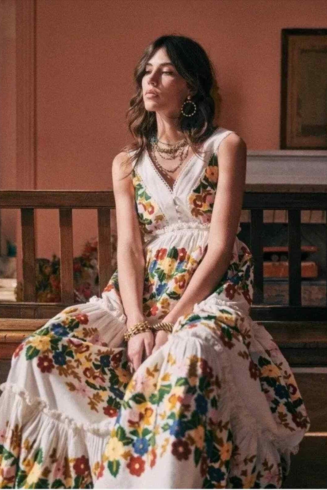 A Vintage Style Dress with Delicate Timeless Details